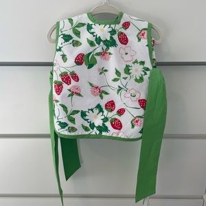 Strawberry TBBC side tie size 6-12mo NWT